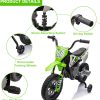 Electric Dirt Bike for Kids with Training Wheels, Twist Grip Throttle, 12V Kids Motorcycle, 3Mph Max Speed and Music, Ride on Motorcycle for Kids Toddlers - Image 5