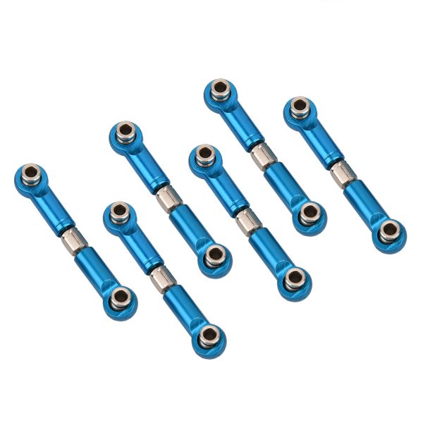 RC Truck Upgrade Parts Metal Steering Linkage Rods Set for WLtoys 1/18 Model Car - Image 5