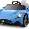 12V Kids Ride on Car, Battery Powered Electric Car for Kids, with 2.4G Remote Control, Safety Belt, Bright Headlights, Music