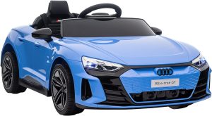 Aosom Kids Ride on Car, 12V Licensed Audi RS E-Tron GT 3.1 MPH Electric Car for Kids, with Remote Control